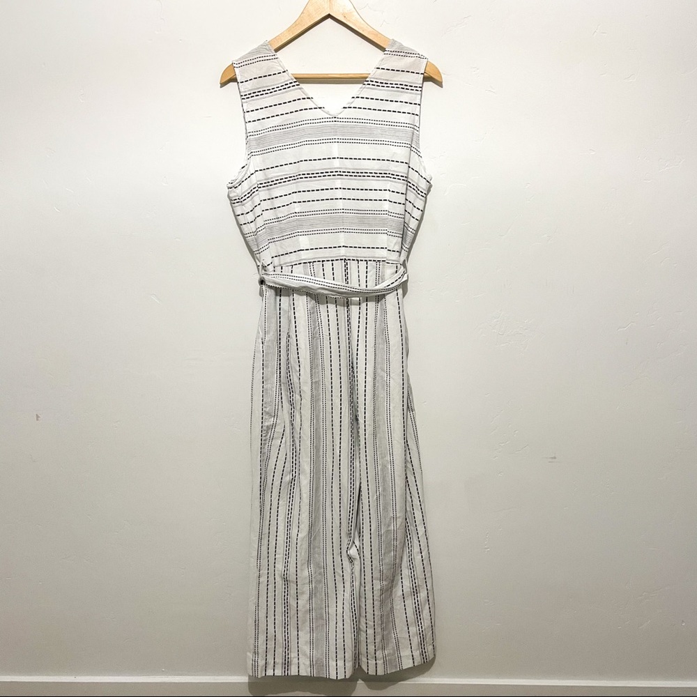 Style & Co striped sleeveless wide leg jumpsuit - Picture 8 of 8